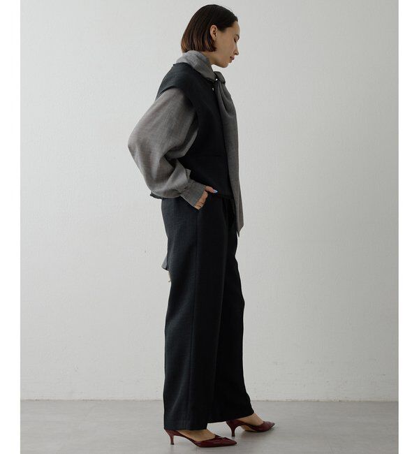 THE PAUSE「【THE PAUSE】ツイードタックパンツ」|チノ|