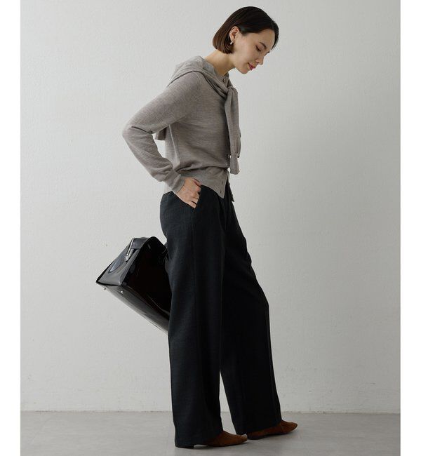 THE PAUSE「【THE PAUSE】ツイードタックパンツ」|チノ|