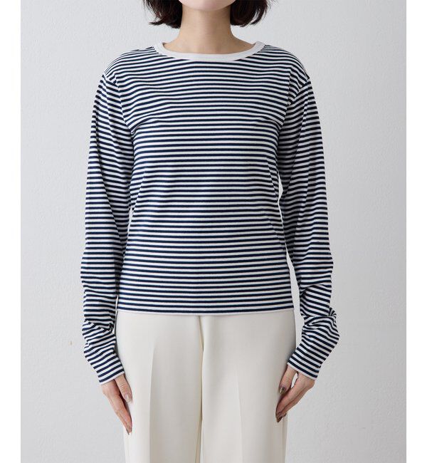 THE PAUSE「【THE PAUSE】ボーダーロンTEE」|Tシャツ・カットソー|