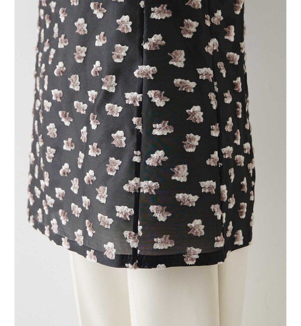 THE PAUSE「【THE PAUSE】フラワージャガードブラウス」|シャツ・ブラウス|
