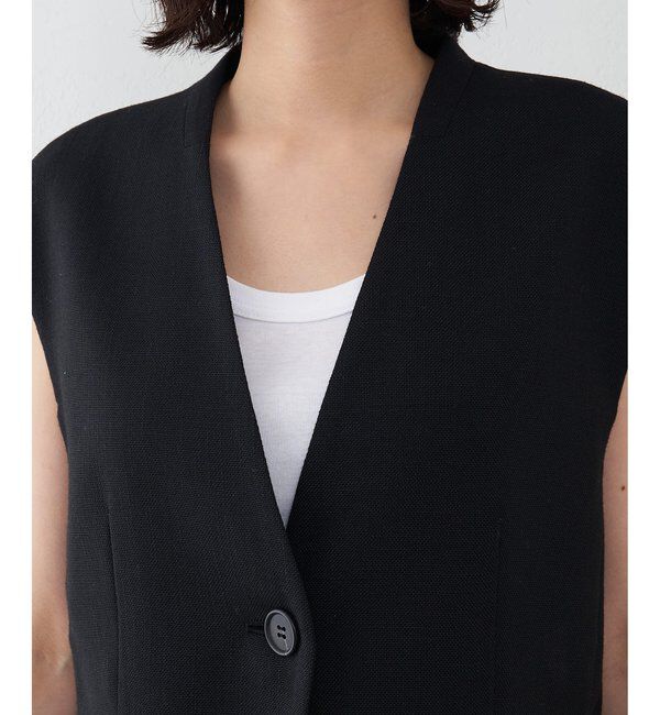  「リネンライクジレ」|ベスト・ジレ|