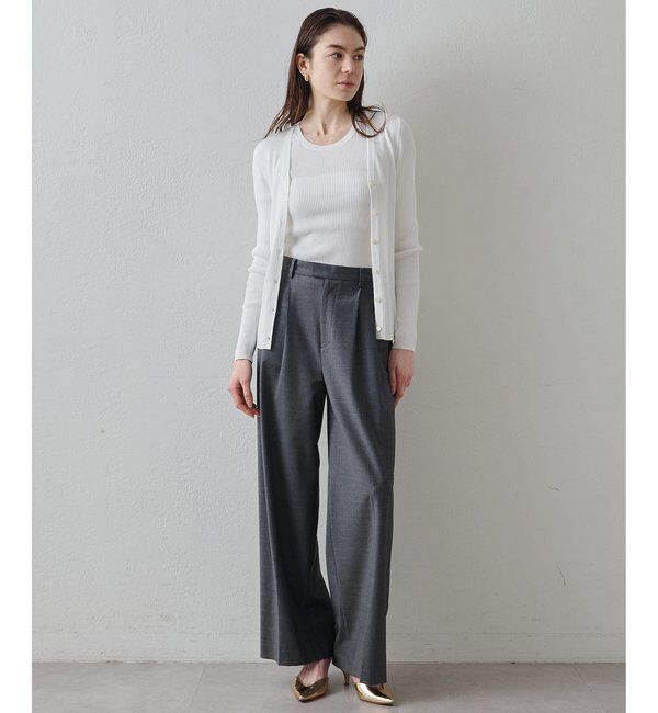 Drawing Numbers「【Drawing Numbers】リブVネックカーディガン」|ニット・セーター|