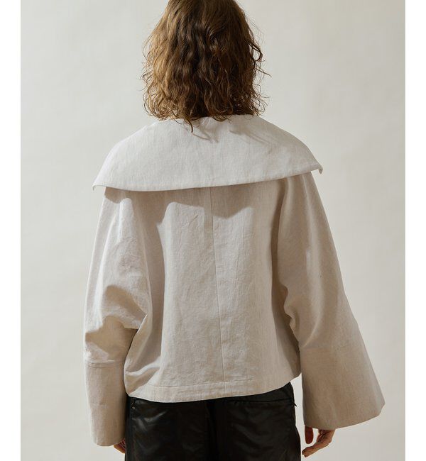 Drawing Numbers「【Drawing Numbers】コットンリネンデニムセーラージャケット」|その他|