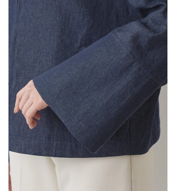 Drawing Numbers「【Drawing Numbers】コットンリネンデニムセーラージャケット」|その他|