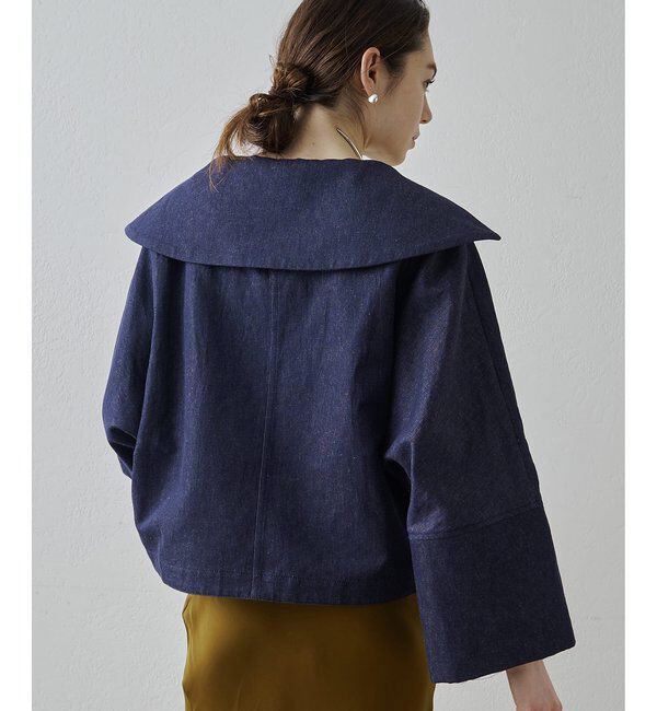 Drawing Numbers「【Drawing Numbers】コットンリネンデニムセーラージャケット」|その他|