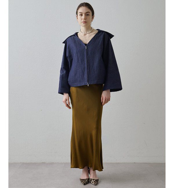 Drawing Numbers「【Drawing Numbers】コットンリネンデニムセーラージャケット」|その他|