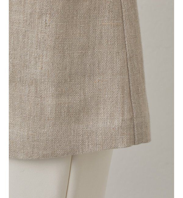 Drawing Numbers「【Drawing Numbers】ヘビーリネンクルーネックジレ」|ベスト・ジレ|