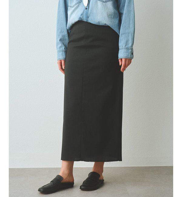  「Iラインスリットスカート」|スカート|