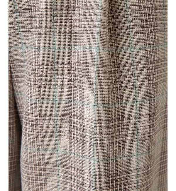  「コットンチェックパンツ」|チノ|