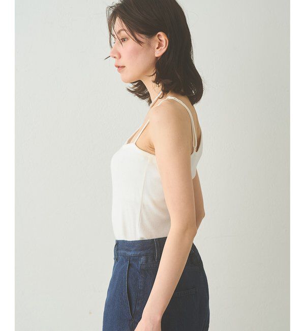 Drawing Numbers「【Drawing Numbers】パッド付きアシメタンク」|Tシャツ・カットソー|