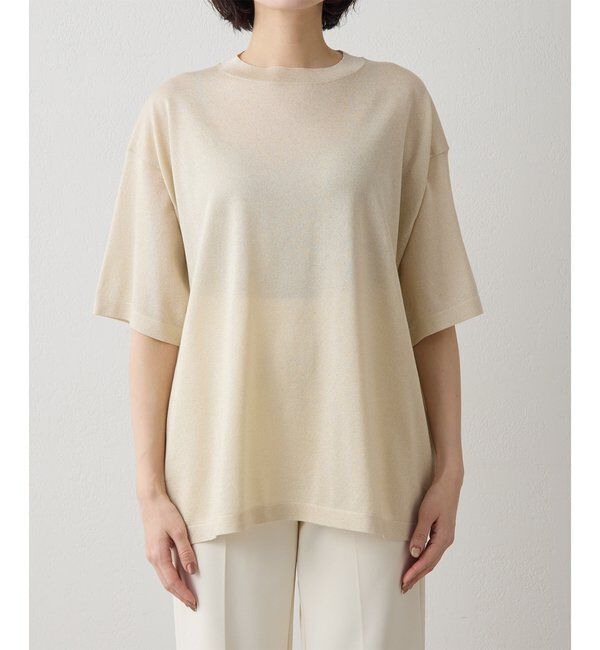  「ラメニットTEE」|ニット・セーター|