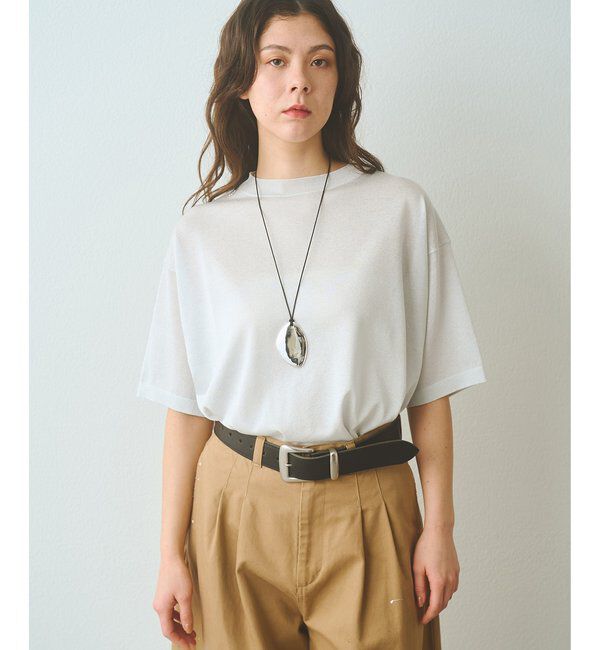 「ラメニットTEE」|ニット・セーター|シルバー