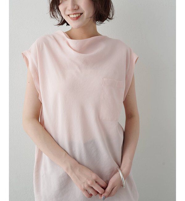  「ドレープノースリーブブラウス」|シャツ・ブラウス|