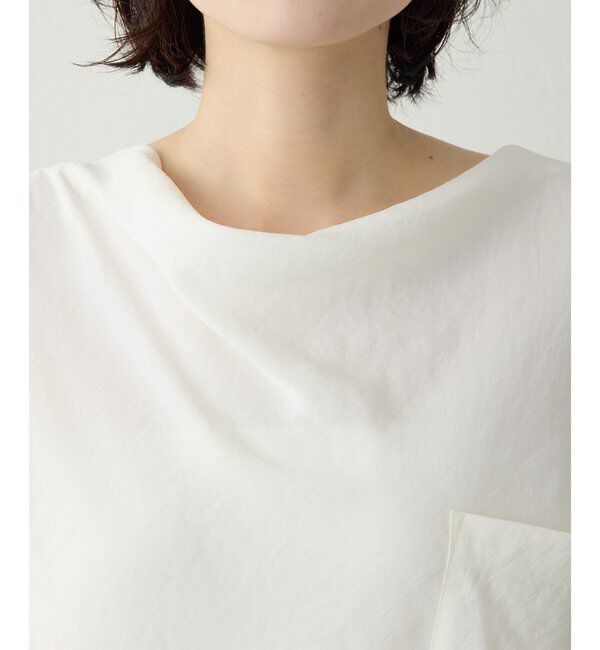  「ドレープノースリーブブラウス」|シャツ・ブラウス|