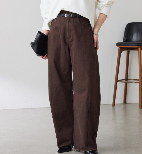  「【累計販売2.４万本】ブルージュデニム」|デニム|ブラウン