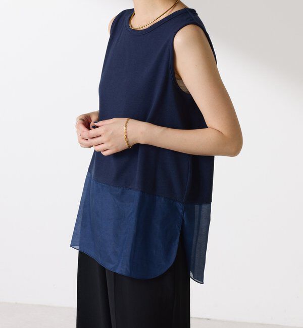  「【C&prime;NOTE/ノート】【新色登場】裾シアータンクトップ」|Tシャツ・カットソー|