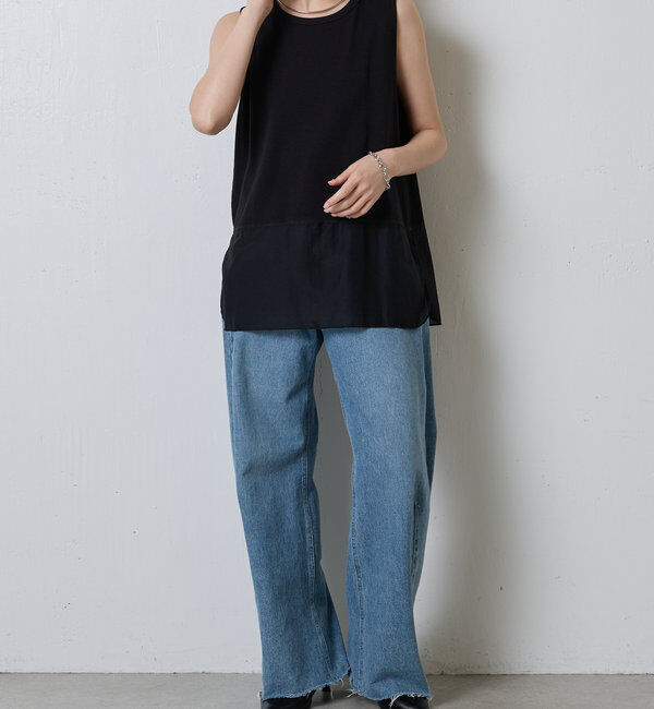  「【C&prime;NOTE/ノート】【新色登場】裾シアータンクトップ」|Tシャツ・カットソー|