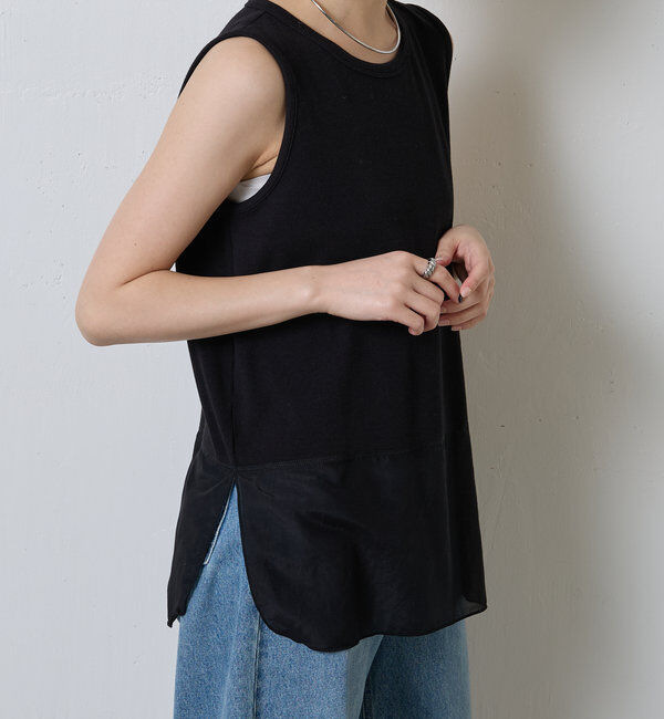  「【C&prime;NOTE/ノート】【新色登場】裾シアータンクトップ」|Tシャツ・カットソー|