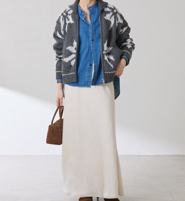  「ビッグモチーフカウチンカーディガン」|ニット・セーター|