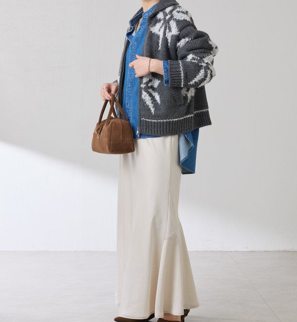  「ビッグモチーフカウチンカーディガン」|ニット・セーター|