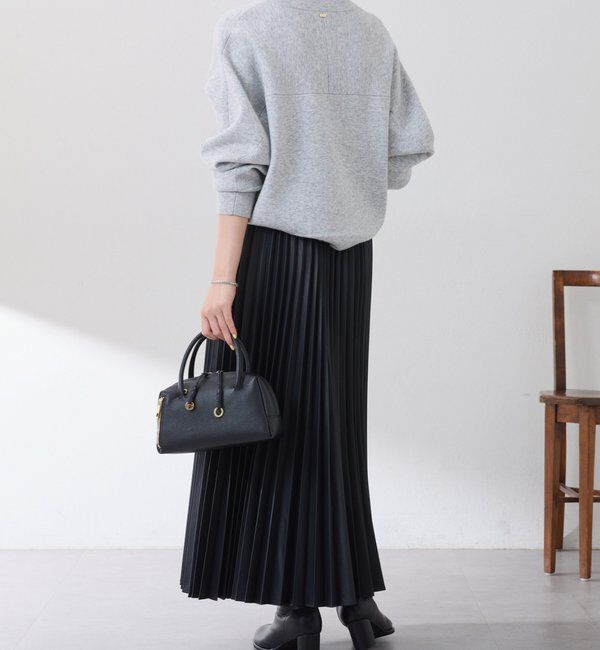  「フェイクレザープリーツスカート」|スカート|