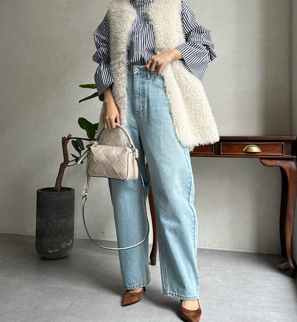  「【ベストセラーアイテム】カーブデニム」|デニム|