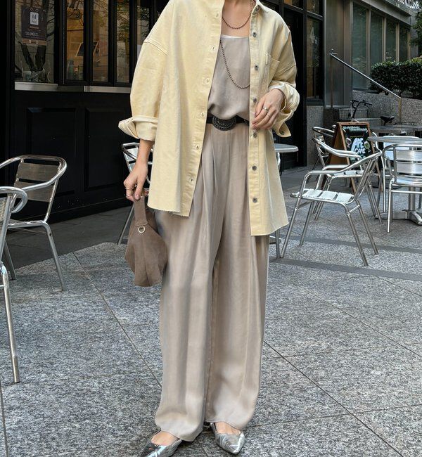  「【新色追加】ダメージデニムシャツ」|シャツ・ブラウス|