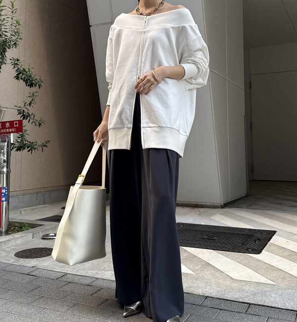  「【累計販売数3万枚突破/21色4サイズ展開！】タックワイドパンツ」|チノ|