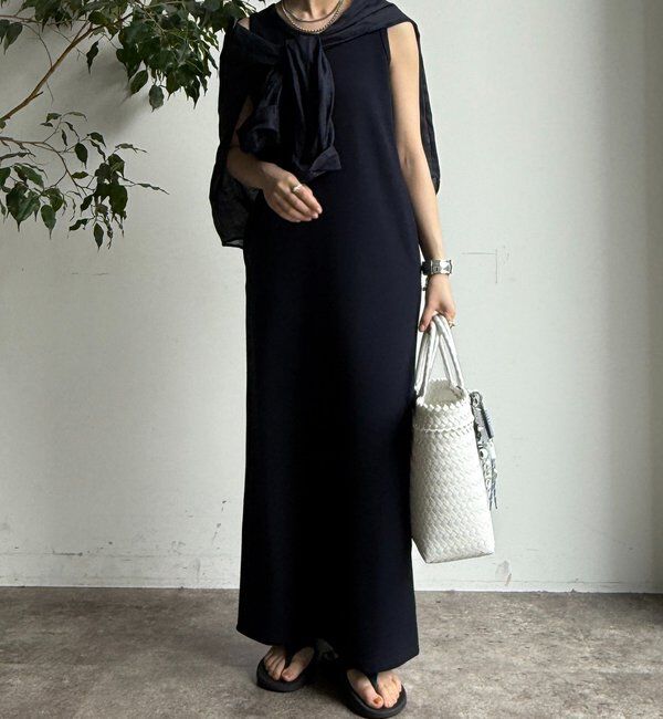  「【全骨格細見え】ブークレーダンボールタンクワンピース」|ワンピース|