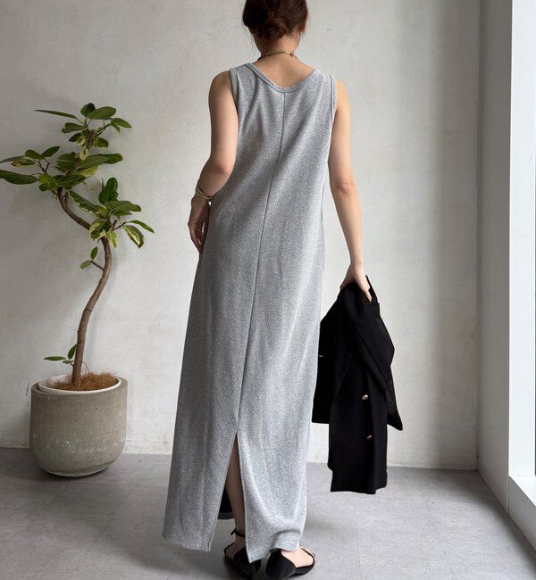  「【全骨格細見え】ブークレーダンボールタンクワンピース」|ワンピース|