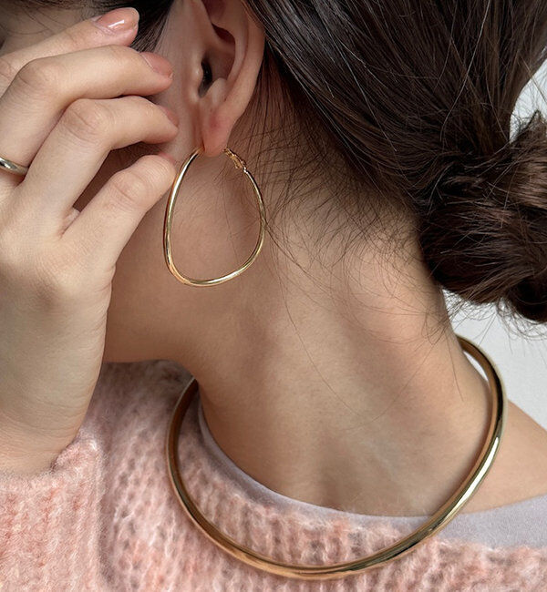  「変形フープピアス」|ピアス|