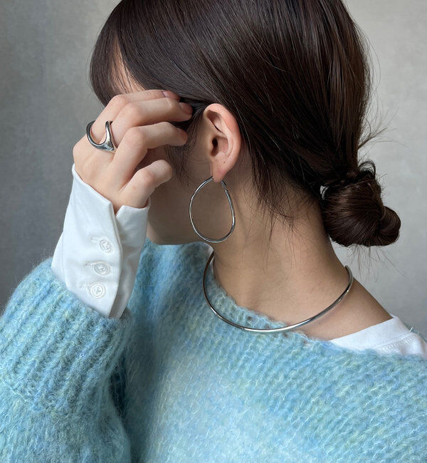  「変形フープピアス」|ピアス|