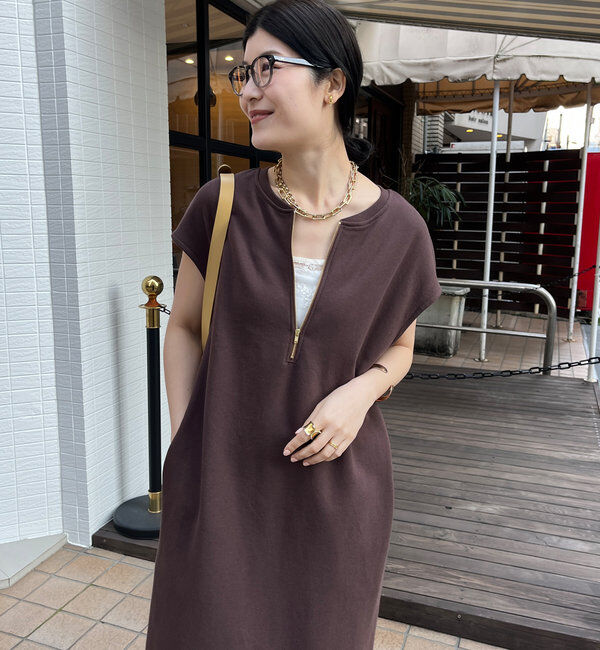  「【SAKURA&times;こっち企画】前後2WAYジップワンピース」|ワンピース|