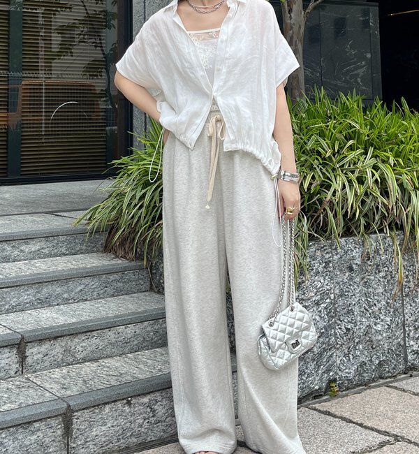  「リネンドロストフレンチシャツ」|シャツ・ブラウス|