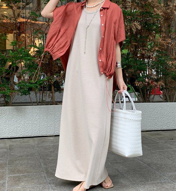  「リネンドロストフレンチシャツ」|シャツ・ブラウス|