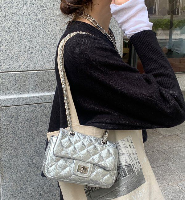  「キルティングレザーショルダー」|トートバッグ|