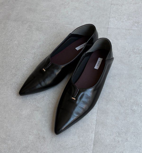  「VカットGOLDモチーフミュール」|その他|