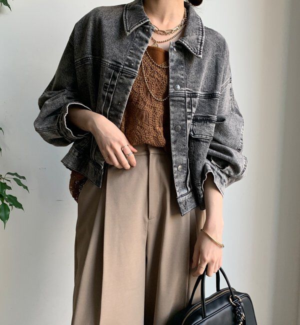  「袖ボリュームGジャン」|ブルゾン・スタジャン|