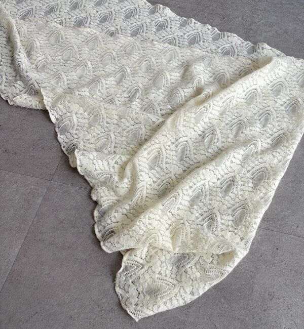  「起毛レースストール」|マフラー|