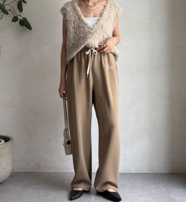  「【WEB限定】ロゴトラックパンツ」|チノ|