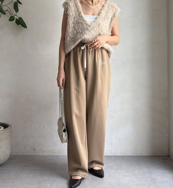  「【WEB限定】ロゴトラックパンツ」|チノ|