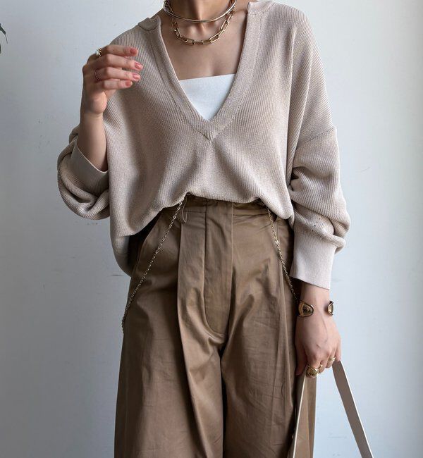  「スキッパープルオーバー」|ニット・セーター|