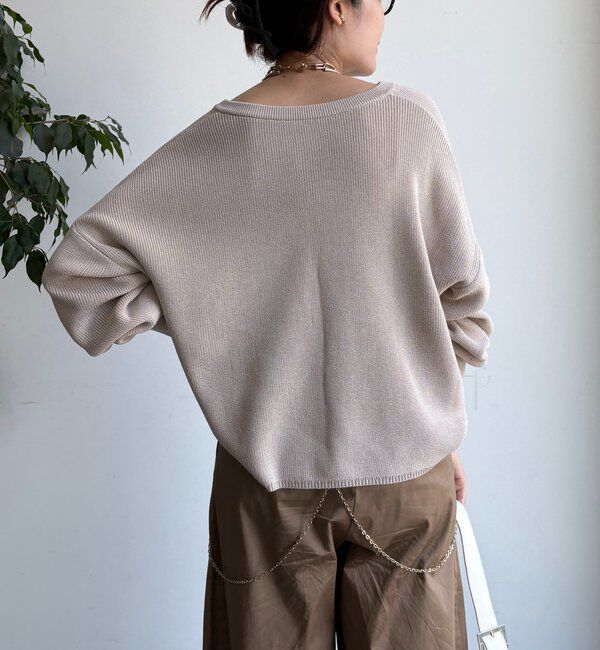  「スキッパープルオーバー」|ニット・セーター|