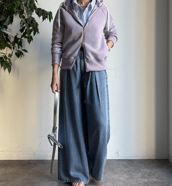  「プラムダンボールジップフーディー」|Tシャツ・カットソー|