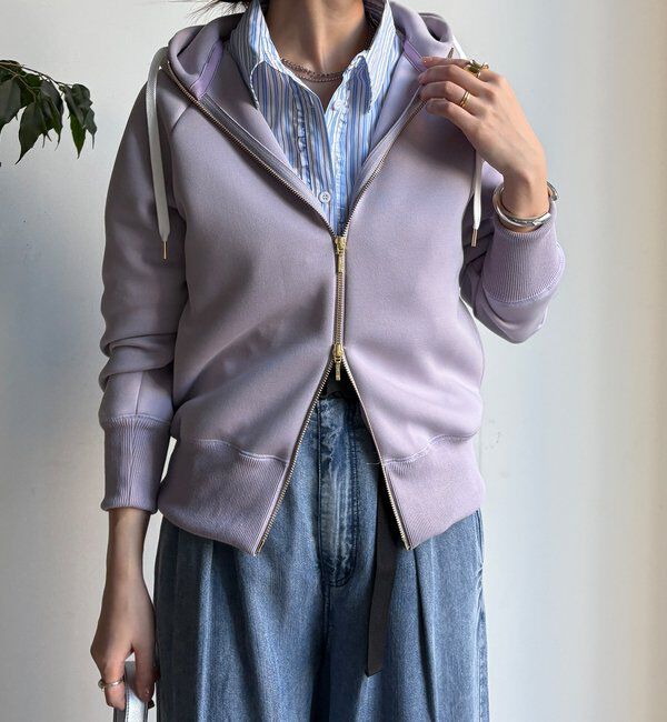  「プラムダンボールジップフーディー」|Tシャツ・カットソー|