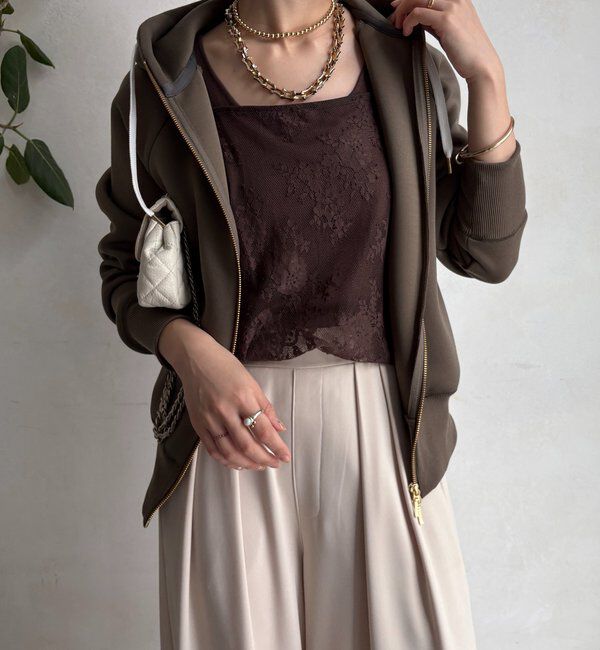  「プラムダンボールジップフーディー」|Tシャツ・カットソー|