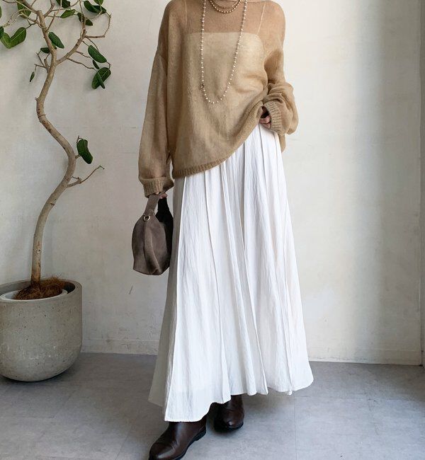  「シアーモヘヤプルオーバー」|ニット・セーター|