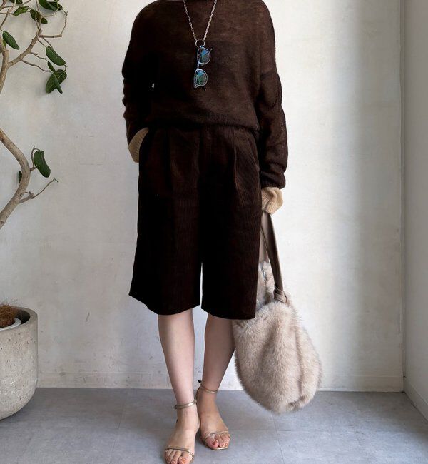  「シアーモヘヤプルオーバー」|ニット・セーター|