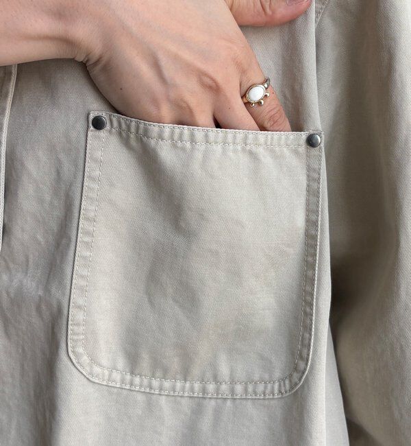  「レザーカラーカバーオールジャケット」|ブルゾン・スタジャン|