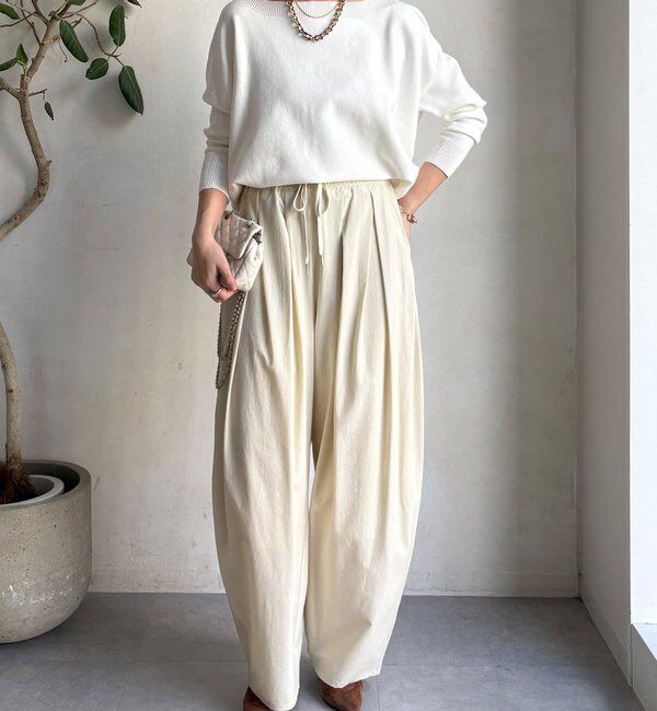  「ボートネックプルオーバー」|ニット・セーター|